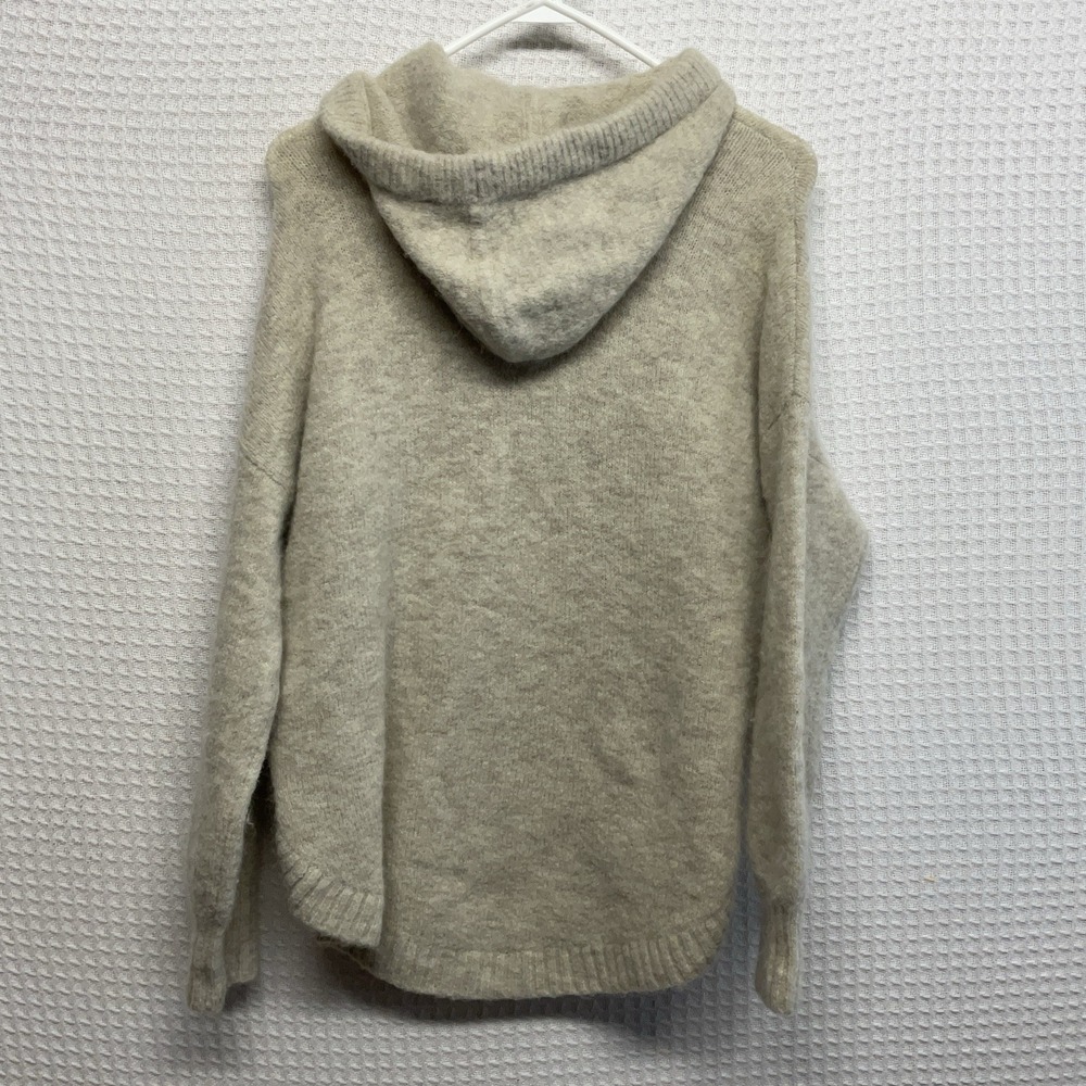 Madewell Womens Sweater Size Medium M‎ Wilmington Hoodie Oatmeal/Off White - Picture 12 of 12